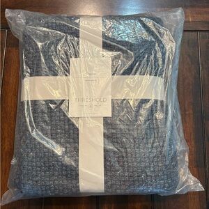 Threshold Gray Knitted Throw Blanket